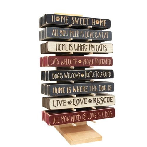 WOODEN PET SIGNS