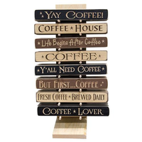 WOODEN COFFEE SIGNS