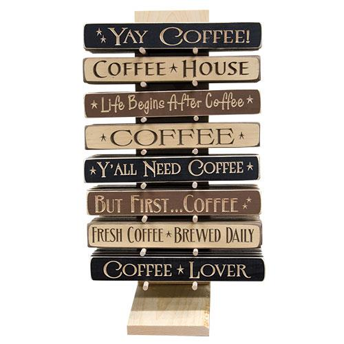 WOODEN COFFEE SIGNS